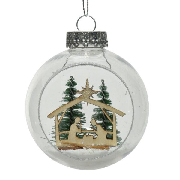 Transparent Ball With Nativity
