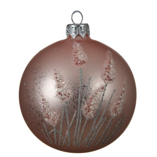 Pure Pink Glass XMAS Ball
