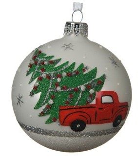 Christmas Spirit Glass Ball