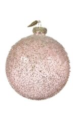 Pure Pink Xmas Glass Ball - Image 2