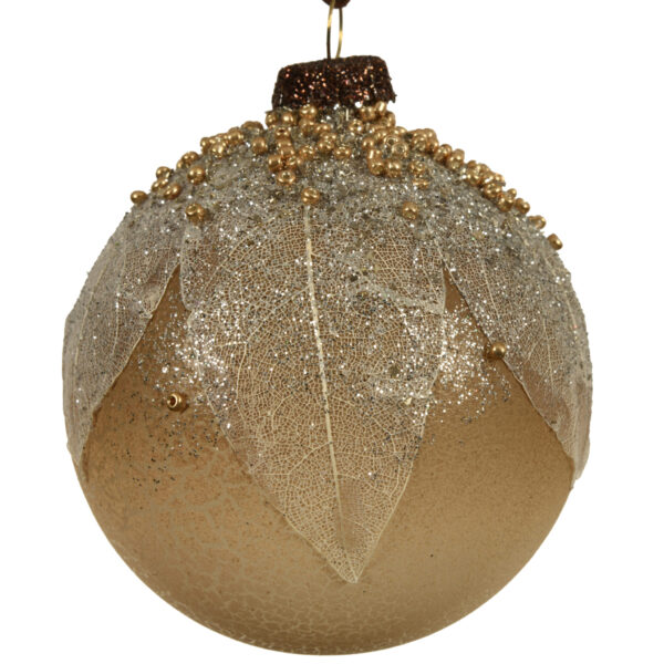 Vintage Gold Glass Ball