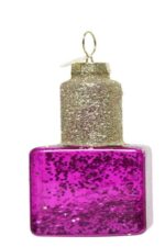Ornament Glass Blush Glitter - Image 3