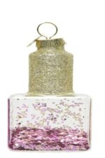 Ornament Glass Blush Glitter - Image 2