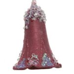 زينة زجاج على شكل جرس