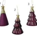 קישוט תליית זכוכית חג המולד