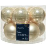 مجموعة كرات عيد الميلاد الزجاجية