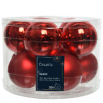 مجموعة كرات زجاجية لعيد الميلاد