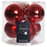 مجموعة كرات زجاجية لعيد الميلاد