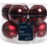 مجموعة كرات زجاجية لعيد الميلاد