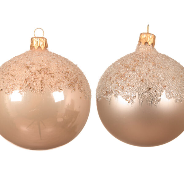 Pearl Glass Christmas Ball