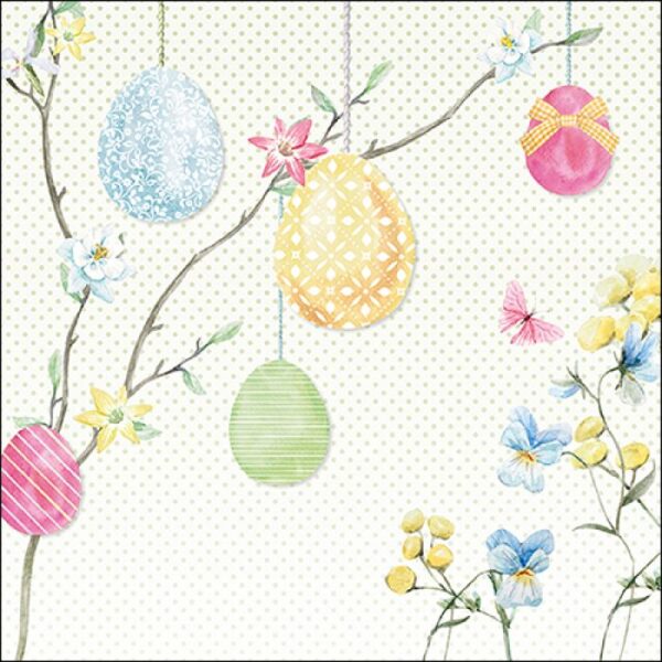 Napkin Hanging Eggs