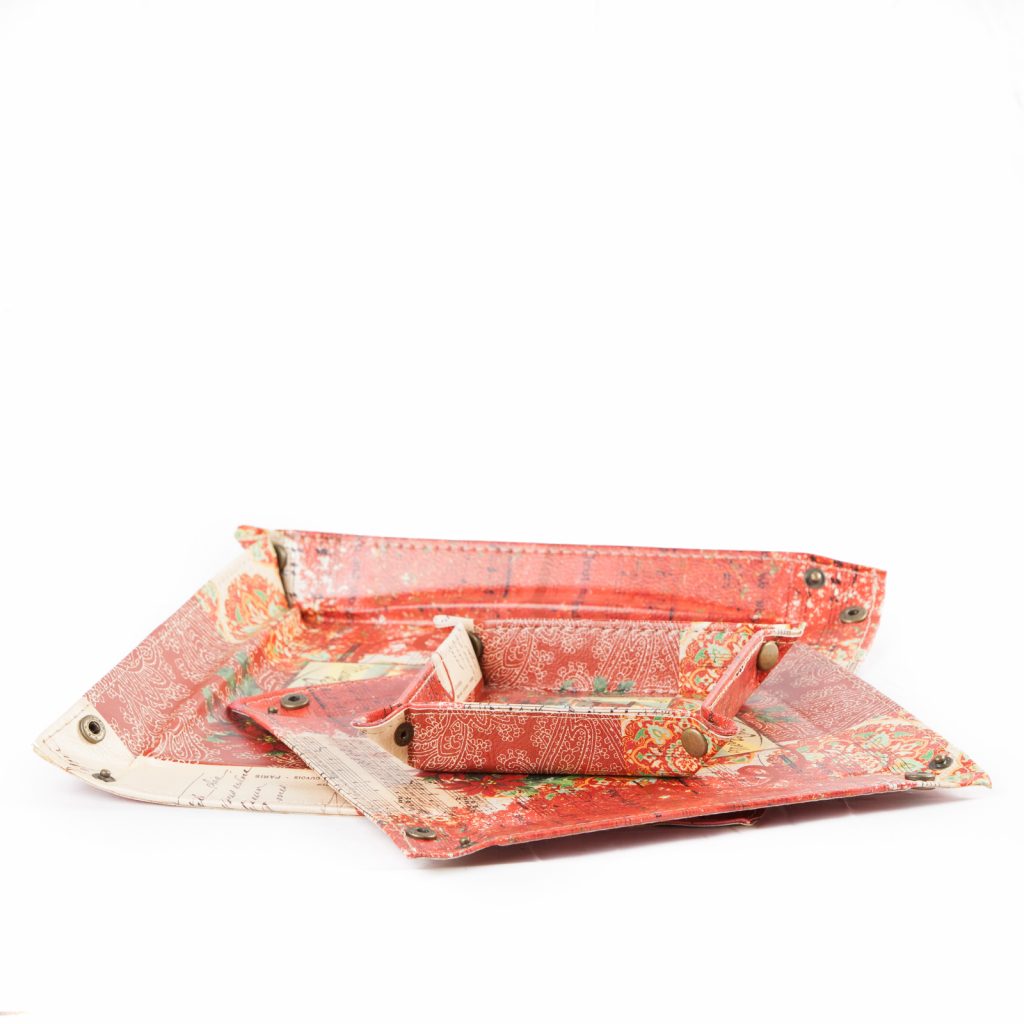 Open Top Leather Box Wehbeh Land