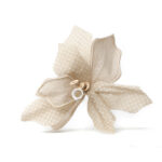Beige Fabric Flower