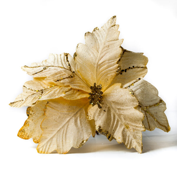 ورد ذهبي قماش