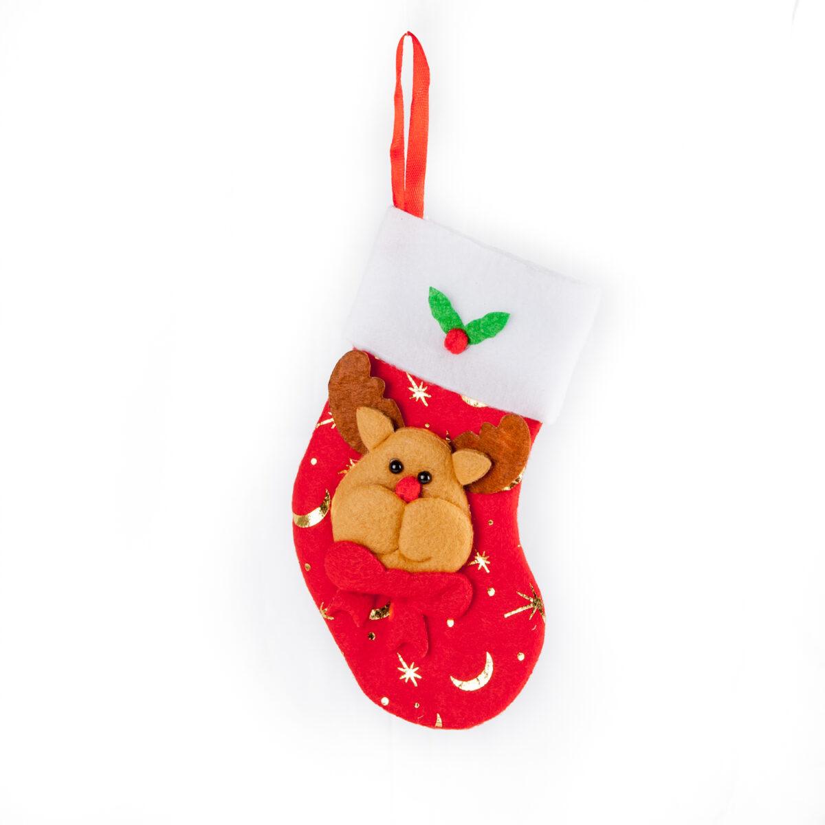 Christmas Red Socks Assorted Hanging - Image 1