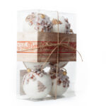 White Velvet Ball W/ Trees - Image 5