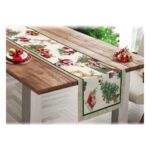 מפת שולחן וכרית חג המולד