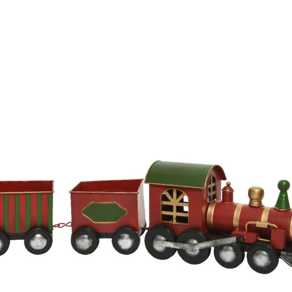 قطار حديد لعيد الميلاد