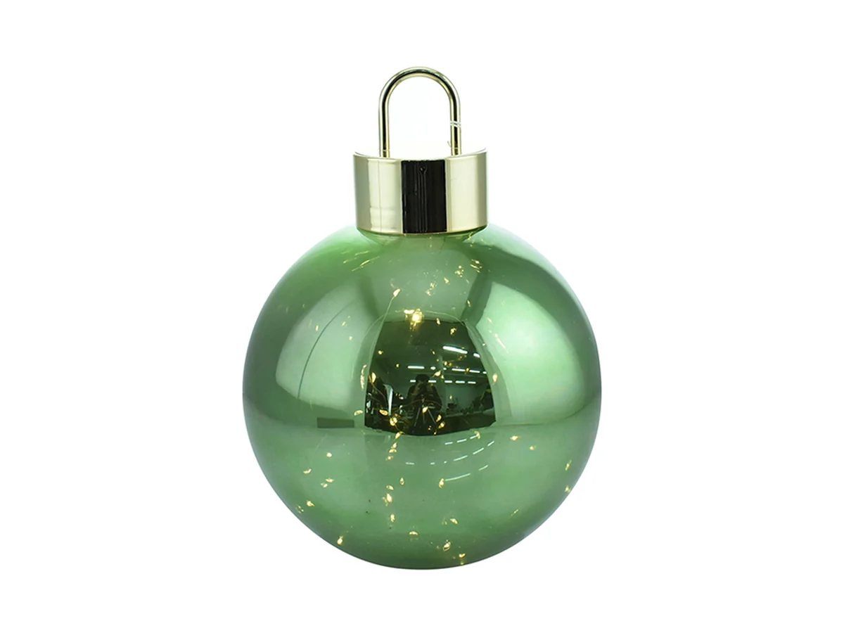 54120 כדור חג המולד מזכוכית עם אור – תמונה 1