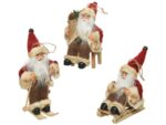 Santa Claus Brown Felt With Suspension