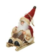 Santa Claus Brown Felt With Suspension - Image 3