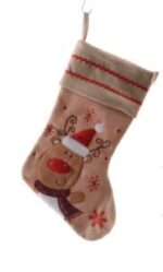 Rustic Christmas Sock - Image 4