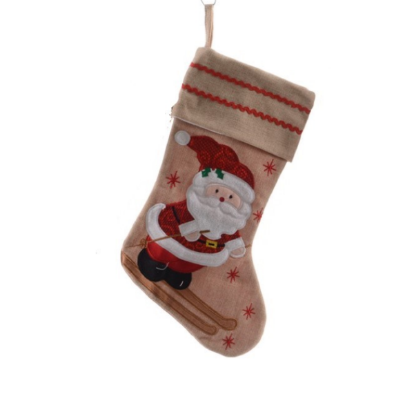 Rustic Christmas Sock