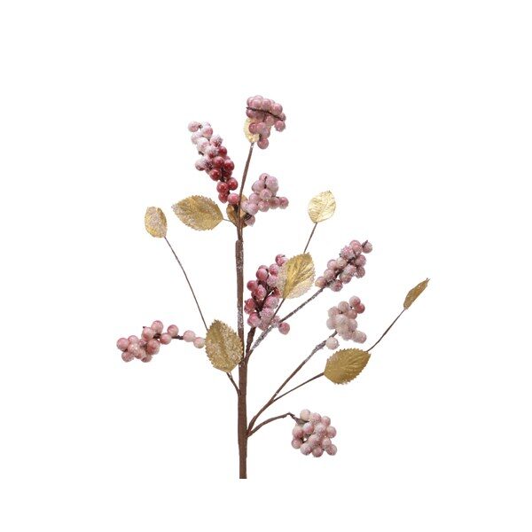 Branch Berries With Glitter