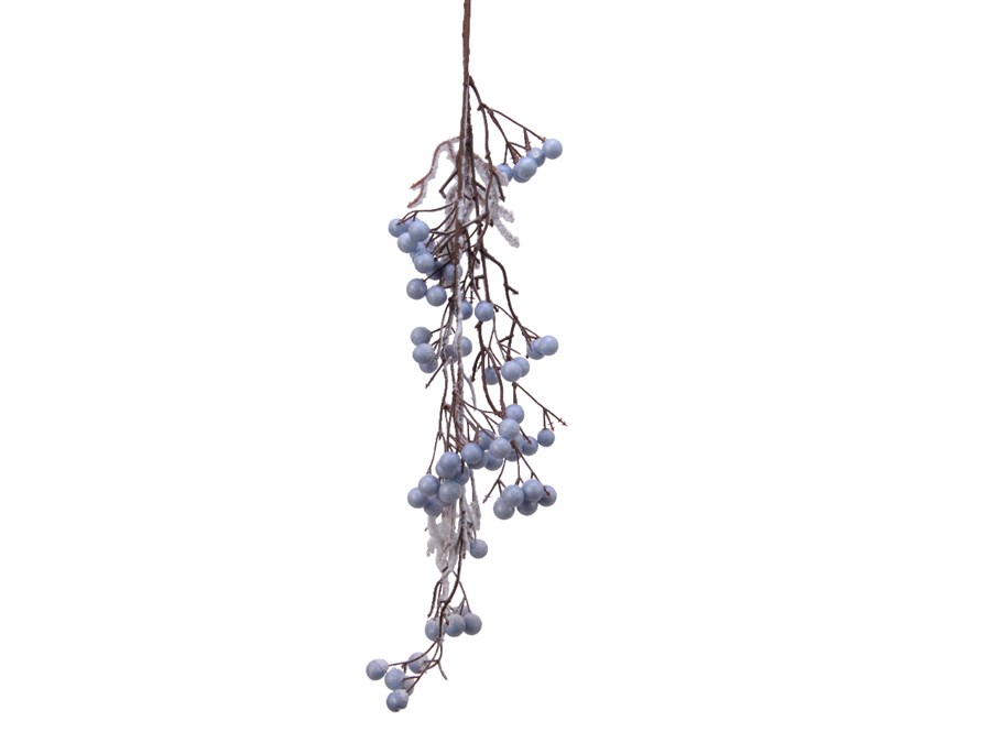 620206 Decorative Autumn Garland With Berries Blue - Image 1