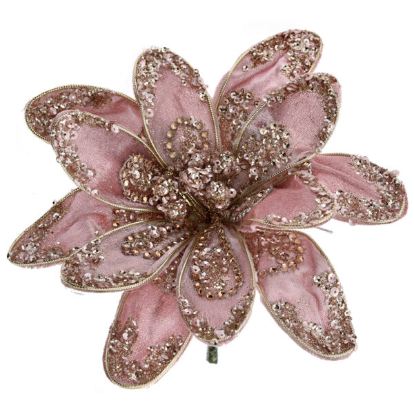 פרח בד ורוד