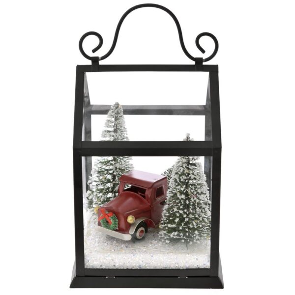 فانوس الكريسماس على شكل منزل