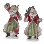 Red Polyresin Santa