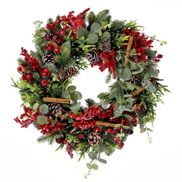 Christmas Decorative Wreath with Berries