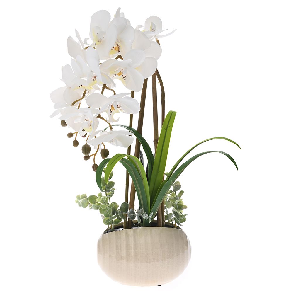 Artificial White Orchid – Wehbeh Land