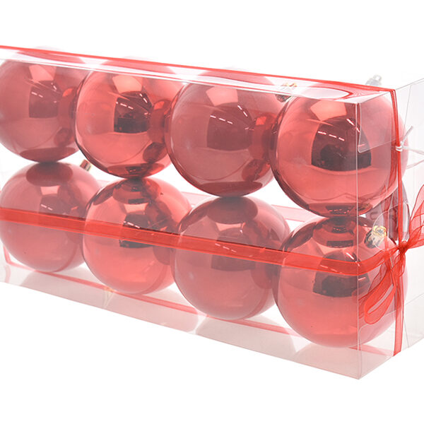 Shinny Red Plastic Balls