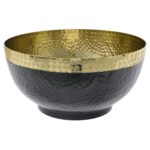 קערת אלומיניום צבע זהב ושחור