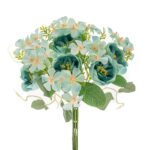 باقة نباتات أصطناعية باللون الأزرق