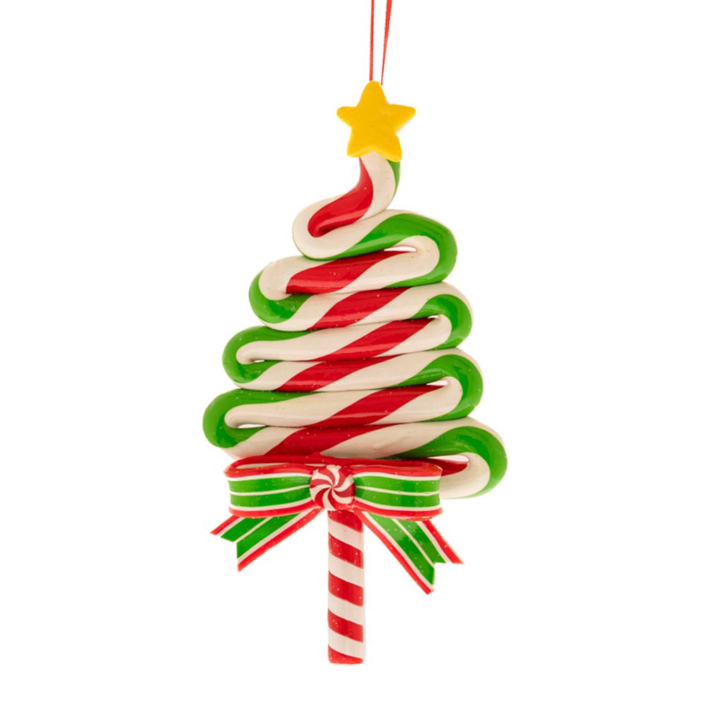 86136 תליון עץ ירוק ואדום – תמונה 1