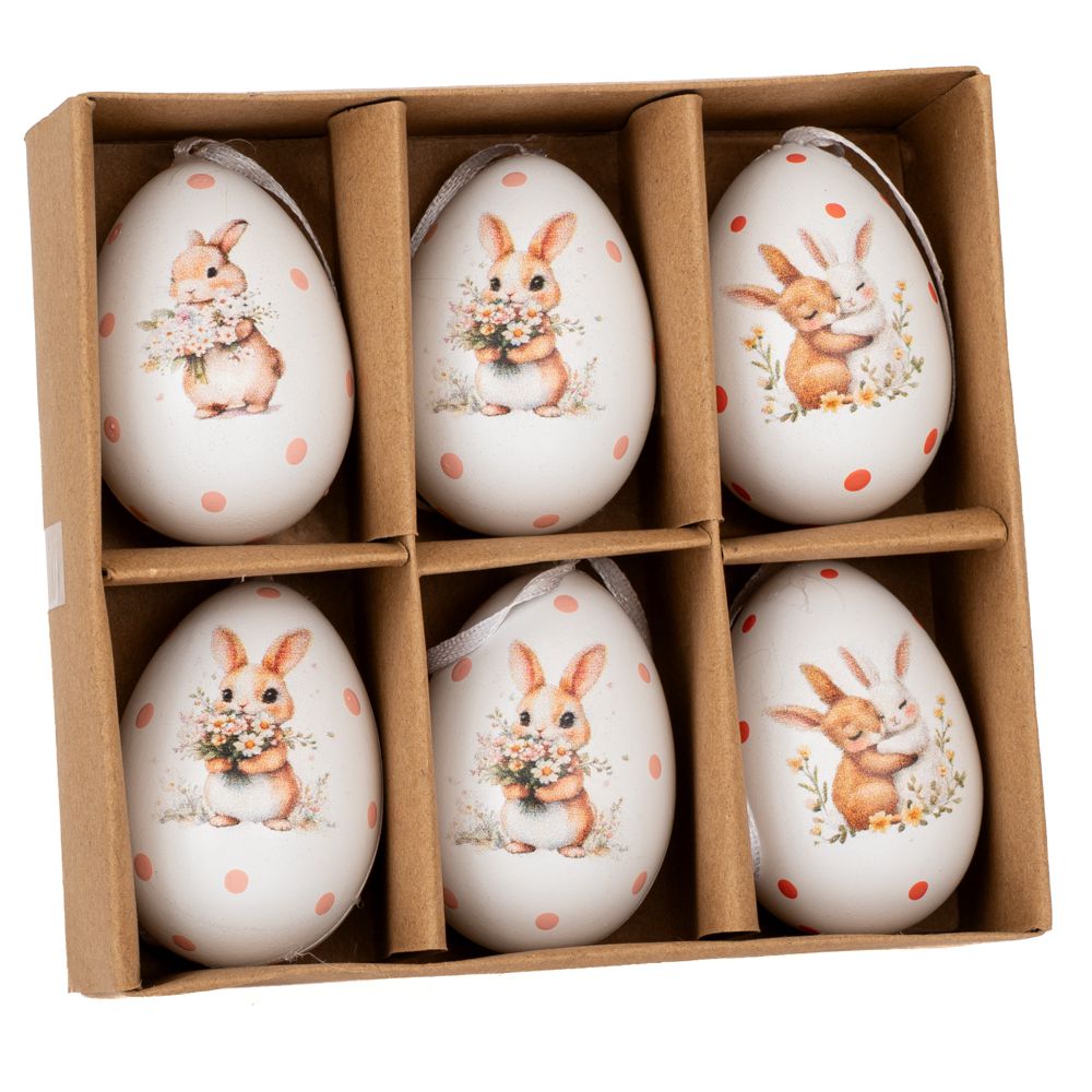 92754 مجموعة من 6 بيضات بلاستيكية - الصورة 1