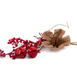 קישוט תלוי עם יוטה ופעמוני ג’ינגל