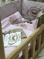 ⁦סדינים לתינוק עם ציפית בצבע ורוד⁩ – תמונה ⁦2⁩