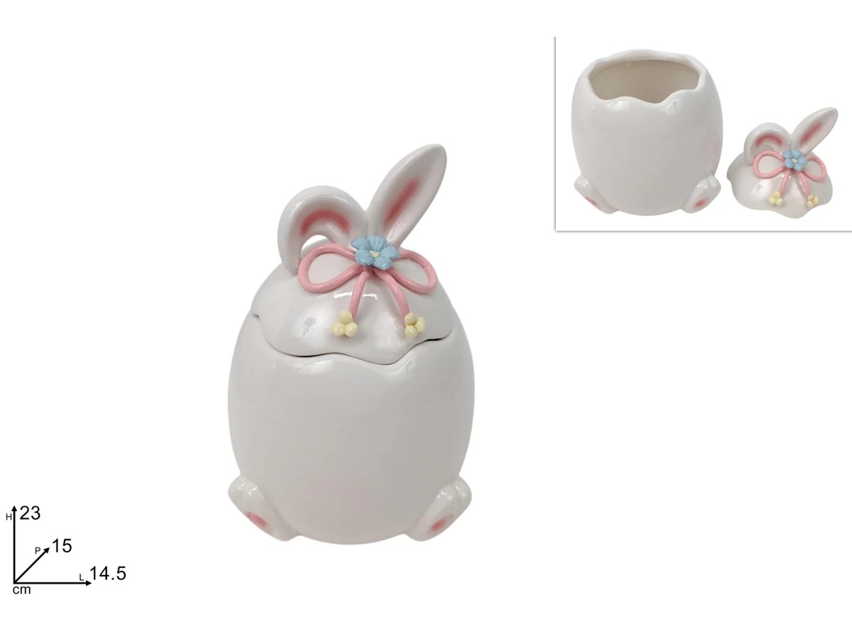 WhatsApp Image 2026-02-23 at 14.18.31 وعاء تخزين بيض الأرانب الخزفي - الصورة 1