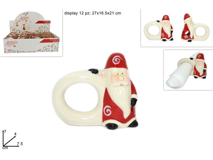 XNA12001031 8033113312960 حاملات مناديل لعيد الميلاد - الصورة 1