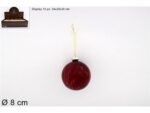 כדור זכוכית אדום