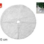 שטיח עץ פרווה לבן