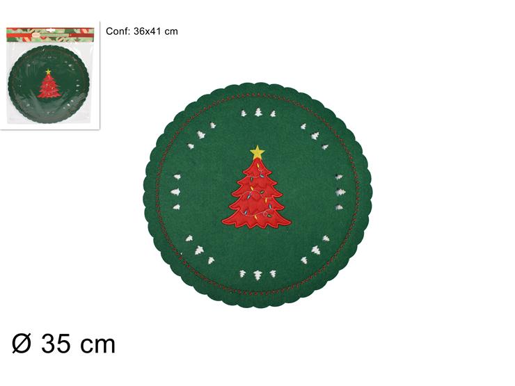 XNA20024441_8053482063683 פלייסמטים עגולים לבד לחג המולד – תמונה 1