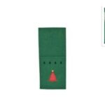 מחזיק סכו"ם ירוק לחג המולד