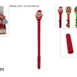 עט עם בובת חג המולד