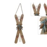 קישוטי סקי מעץ טבעי