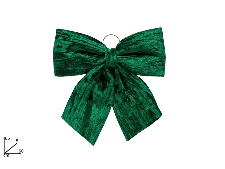 XNA24005841 8053482307763 ببيونة مخملية خضراء - الصورة 1